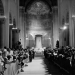 Paolo VI celebra nella chiesa di Ognissanti il 7 marzo 1965