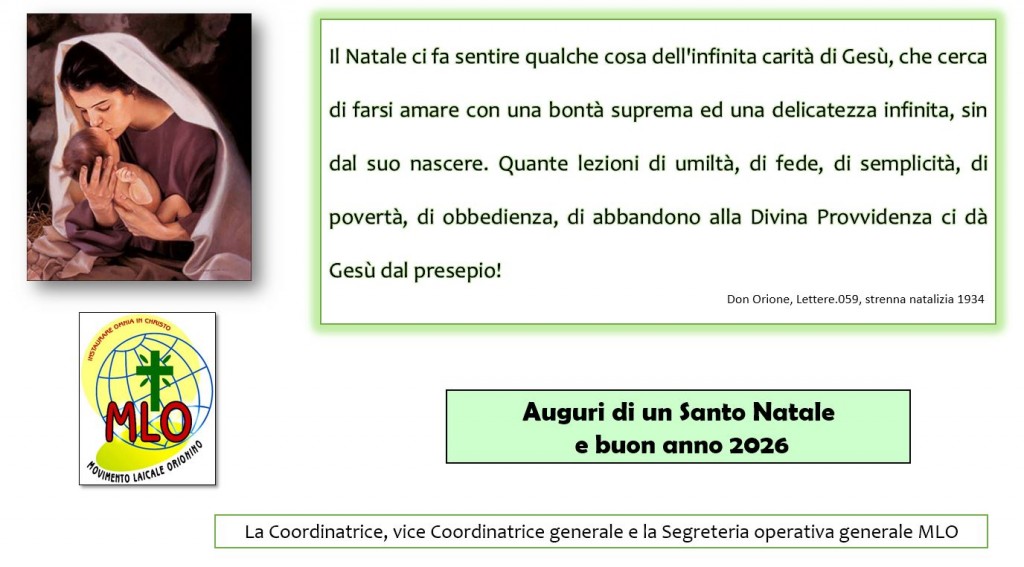 SALUTO DI NATALE 2025